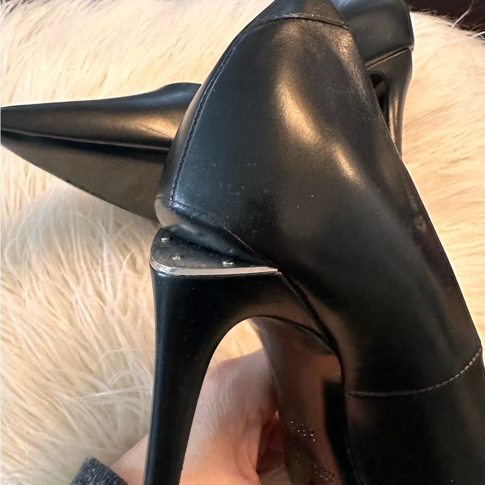 Alexander Wang black leather heels.  Great condition. - Picture 6 of 13